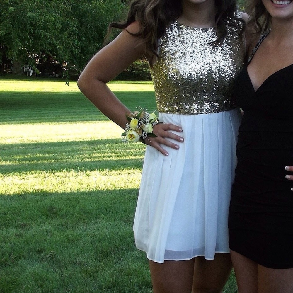 homecoming or formal dress.